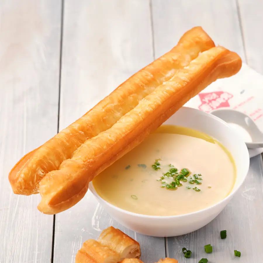 WHITE CHICKEN SOUP + YOO TIAO (CAKOI)